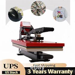 16x20 Slide Out Auto Open Heat Press Machine Clamshell Slide Out Base T-Shirt