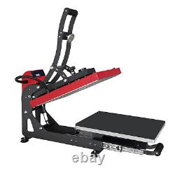 16x20 Slide Out Auto Open Heat Press Machine Clamshell Slide Out Base T-Shirt