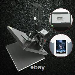 16x20 T-shirt Clamshell Sublimation Heat Press Transfer Machine Digital Display