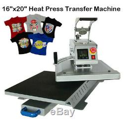 16x20 T-shirt Heat Press Machine Sublimation Transfer Swing Away Semi-Auto