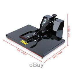 16x24 Clamshell Heat Press Machine Sublimation Transfer T-shirt Print LCD