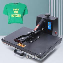 16x24 Clamshell Heat Press Machine T-shirt Sublimation Transfer LCD Display DIY