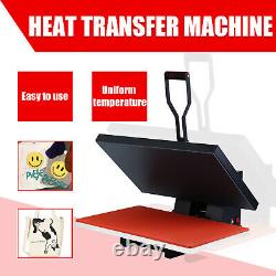 16x24 Heat Press Machine Clamshell Sublimation Transfer T-Shirt Printer Good