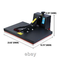 16x24 Heat Press Machine Clamshell Sublimation Transfer T-Shirt Printer Good