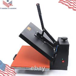 16x24 Inches Heat Press Machine 2800W Clamshell Sublimation Printer For T-shirt