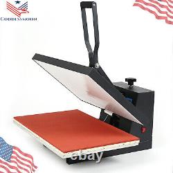 16x24 Inches Heat Press Machine 2800W Clamshell Sublimation Printer For T-shirt