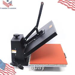 16x24 Inches Heat Press Machine 2800W Clamshell Sublimation Printer For T-shirt