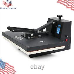 16x24 Inches Heat Press Machine 2800W Clamshell Sublimation Printer For T-shirt