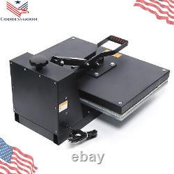 16x24 Inches Heat Press Machine 2800W Clamshell Sublimation Printer For T-shirt