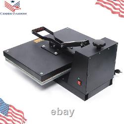 16x24 Inches Heat Press Machine 2800W Clamshell Sublimation Printer For T-shirt