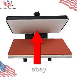 16x24 Inches Heat Press Machine 2800W Clamshell Sublimation Printer For T-shirt