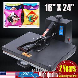 16x24 Large Size Heat Press Machine Digital T-shirt Sublimation Transfer 1800W