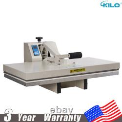 16x32 Large Format Manual T-shirt Heat Press Machine with Double Pressure Knob