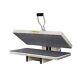 16x32in Large Format Manual T-shirt Heat Press Machine With Double Pressure Knob