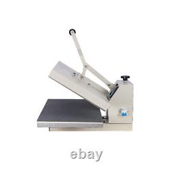 16x32in Large Format Manual T-shirt Heat Press Machine with Double Pressure Knob