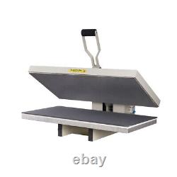 16x32in Large Format Manual T-shirt Heat Press Machine with Double Pressure Knob