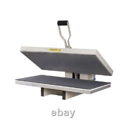 16x32in Large Format Manual T-shirt Heat Press Machine with Double Pressure Knob