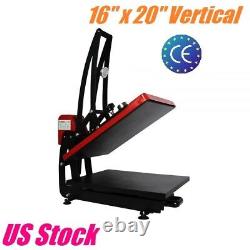 16x 20 Heat Press Machine Vertical Clamshell T-shirt Heat Transfer Sublimation