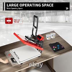 16x 20 Slide Out Auto Open Heat Press Machine T-Shirt Clamshell Slide Out Base