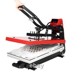 16x 20 Slide Out Auto Open Heat Press Machine T-Shirt Clamshell Slide Out Base