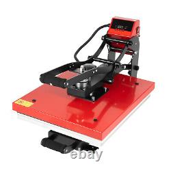 16x 20 Slide Out Auto Open Heat Press Machine T-Shirt Clamshell Slide Out Base