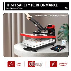 16x 20 Slide Out Auto Open Heat Press Machine T-Shirt Clamshell Slide Out Base