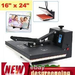 16x 24 Digital Clamshell Heat Press Transfer T-Shirt Sublimation Press Machine