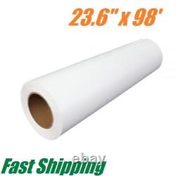 23.6 x 98´ Roll Printable PU Heat Transfer Vinyl for Dark T-shirt Press Iron On