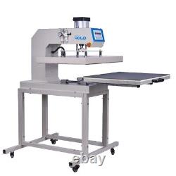24x32 Large Format Single Station Pneumatic Heat Press Machine T-shirt Plate