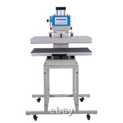 24x32 Large Format Single Station Pneumatic Heat Press Machine T-shirt Plate