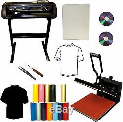 28 24 Vinyl Cutter Plotter 15x15 Heat Press Transfer Paper T-shirts Startup PK