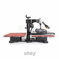 30X38 12X15 Double Station Sublimation Transfer Heat Press Machine For T-Shirt