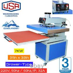 31 x 39 Standard Drawer-Type Pneumatic Large Format T-shirt Heat Press Machine