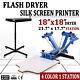 4 Color 1 Station Silk Screen Printing Equipment + Flash Dryer T-shirt Press Kit