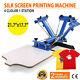 4 Color 1 Station Silk Screen Printing Machine T-shirt Screen Press Equipment