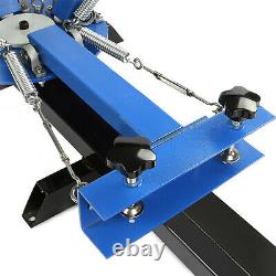4 Color Silk Screen Printing Kit Press Equipment T-Shirt Machine DIY 2 Station