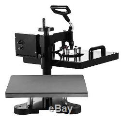 5IN1 15x15 T-Shirt Heat Press Transfer Machine Digital Swing Away Mug Plate