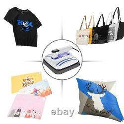 5IN1 Combo Heat Press Machine 12x10 Sublimation Transfer T-Shirt Mug Plate Hat