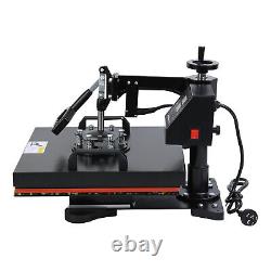 5IN1 Combo Heat Press Machine 12x15 Sublimation Transfer T-Shirt Mug Plate