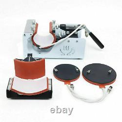5IN1 Combo Heat Press Machine 1300W Sublimation Transfer T-Shirt Mug Plate Hat