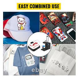 5.5x3.5 Heat Press Hat Cap + 7x8 Portable Mini Heat Press T-Shirt Transfer