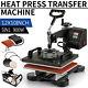 5 In 1 12x10 Combo T-shirt Heat Press Transfer Printing Machine Swing Away