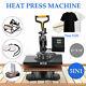 5 In 1 Digital Heat Press Machine 12 X 10for T-shirt/mug/plate Hat Printer