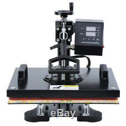 5 In 1 Digital Heat Press Machine Sublimation For T-Shirt/Mug/Plate/Hat Print