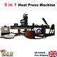 5 In1 Heat Press Machine Combo 15x12 Digital Multi Transfer Sublimation T-shirt