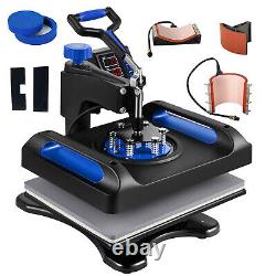 5 in1 T-Shirt Heat Press Machine 12x15 Digital Transfer Sublimation Plate Mug