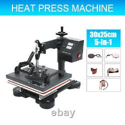 5 in 1 10x12 Inch Heat Press Machine Digital Sublimation For Tumbler T shirt Mug