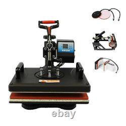 5 in 1 12X15 Heat Press Machine T-Shirt Mug Hat Cap Plate Transfer Printer