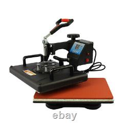 5 in 1 12X15 Heat Press Machine T-Shirt Mug Hat Cap Plate Transfer Printer