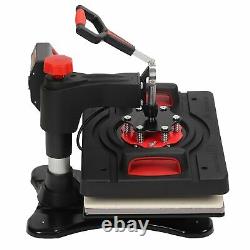 5-in-1 12x15 Heat Transfer Machine Hot Stamping Presser T-Shirt Mug Cup Hat DIY